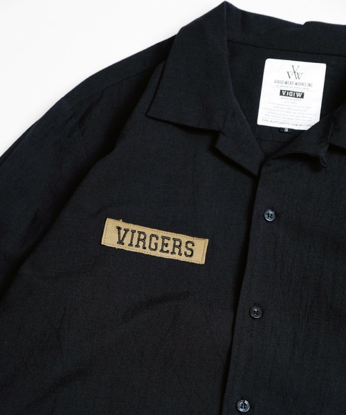 VIRGOwearworks（ヴァルゴウェアワークス）の「Relaxed uniform shirts（シャツ/ブラウス・メンズ・チャコールグレー/ブラック/ベージュ・2/3/4）」の5枚目の写真