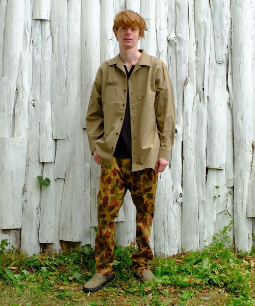 VIRGOwearworks（ヴァルゴウェアワークス）の「Relaxed uniform shirts（シャツ/ブラウス・メンズ・チャコールグレー/ブラック/ベージュ・2/3/4）」の12枚目の写真