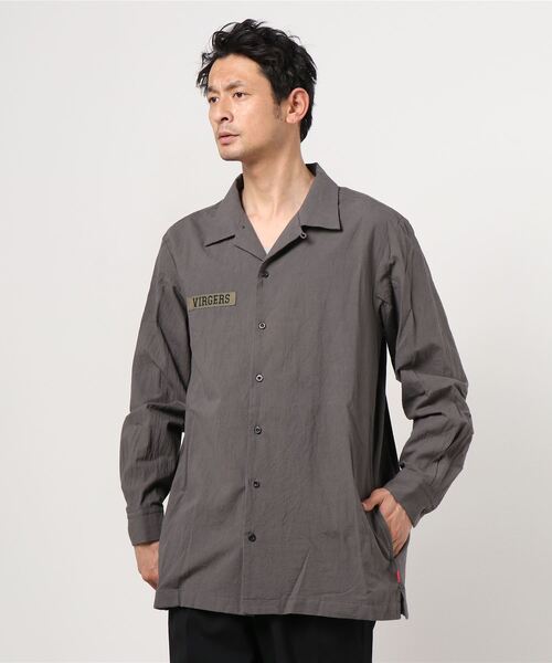 VIRGOwearworks（ヴァルゴウェアワークス）の「Relaxed uniform shirts（シャツ/ブラウス・メンズ・チャコールグレー/ブラック/ベージュ・2/3/4）」の19枚目の写真