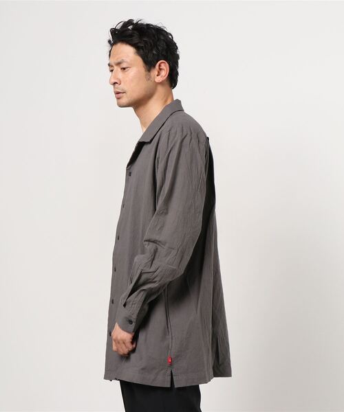 VIRGOwearworks（ヴァルゴウェアワークス）の「Relaxed uniform shirts（シャツ/ブラウス・メンズ・チャコールグレー/ブラック/ベージュ・2/3/4）」の17枚目の写真