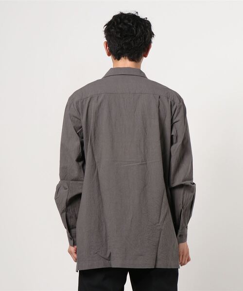 VIRGOwearworks（ヴァルゴウェアワークス）の「Relaxed uniform shirts（シャツ/ブラウス・メンズ・チャコールグレー/ブラック/ベージュ・2/3/4）」の16枚目の写真