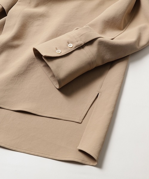 【美品】CULLNI リボンタイ半袖シャツ CULLNI [クルニ] Double Satin Bow Tie Short Sleeve Shirt