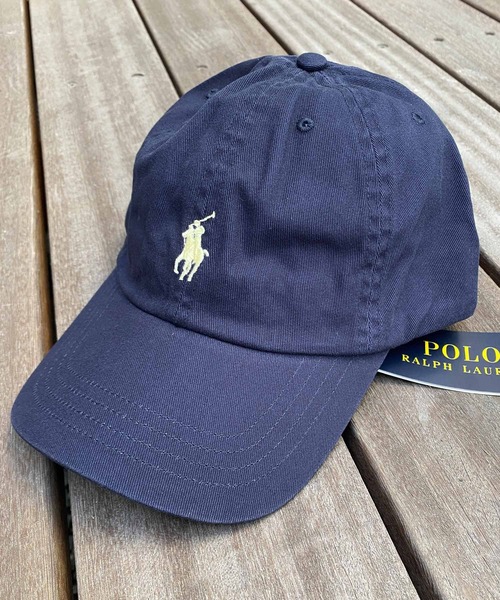 POLO RALPH LAUREN（ポロ ラルフ ローレン）の「ベーシック ポニー ベースボール キャップ（キャップ・メンズ・ホワイト/ブラック/ベージュ/ネイビー/レッド・ONE SIZE）」の4枚目の写真