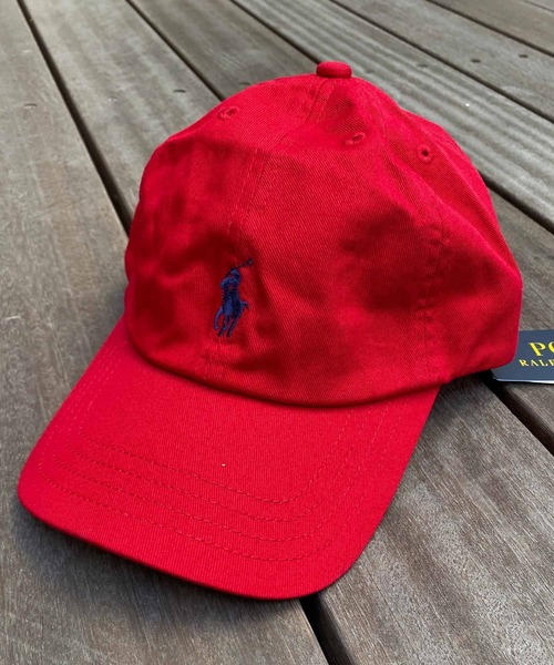 POLO RALPH LAUREN（ポロ ラルフ ローレン）の「ベーシック ポニー ベースボール キャップ（キャップ・メンズ・ホワイト/ブラック/ベージュ/ネイビー/レッド・ONE SIZE）」の5枚目の写真