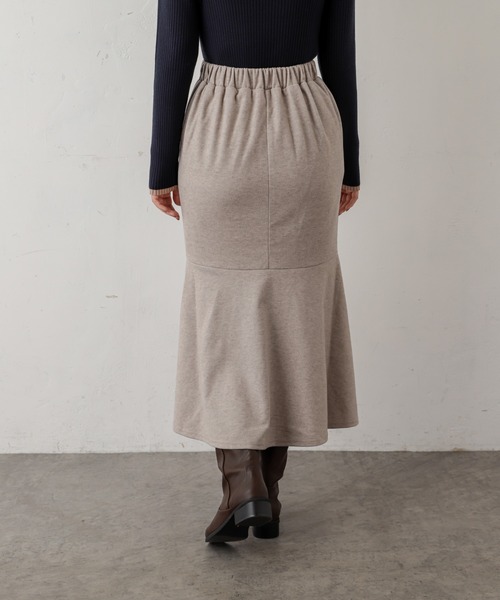 natural couture（ナチュラルクチュール）の「やわらかほっこりカラーマーメイドスカート（スカート・レディース・アイボリー/ベージュ/ブルー/グレー・FREE）」の22枚目の写真