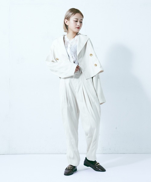 Lui's（ルイス）の「タイダイシアーロングシャツ（シャツ/ブラウス・レディース・ベージュ/イエロー/ミント・FREE）」の20枚目の写真