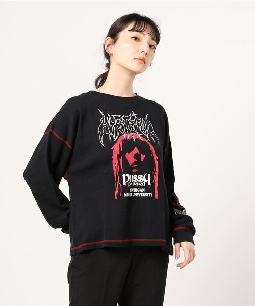 ヒステリックグラマー　レディーストレーナー HYSTERIC GLAMOUR フード付きトレーナー