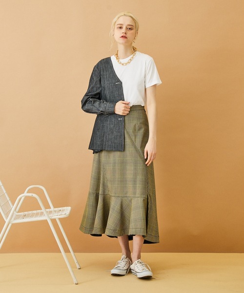 INella（イネラ）の「【INella(イネラ)】スラブダンガリーノー