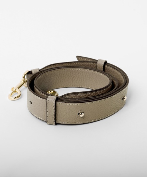 sankyo shokai（サンキョウショウカイ）の「[HALEINE]牛革レザーハンドバッグ（ハンドバッグ・レディース・ホワイト/ブラック/ウッド/グレイッシュベージュ/チョコ/ブルー・FREE）」の18枚目の写真