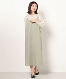 ニットプルオーバー付キャミワンピース