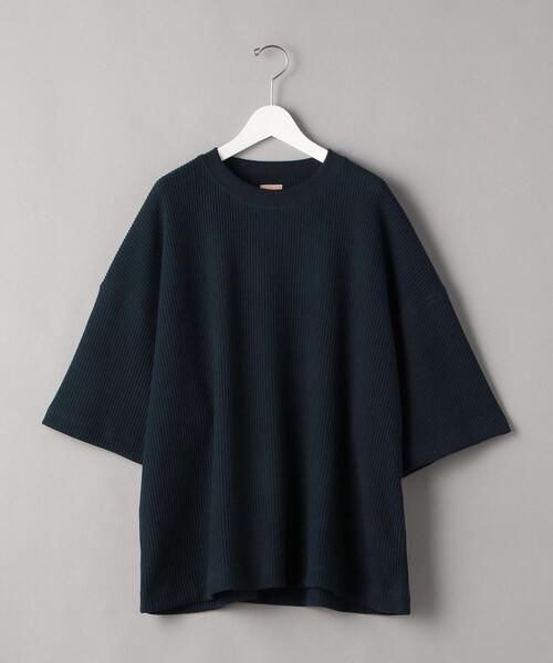 Sanca（サンカ）の「＜Sanca（サンカ）＞ BIG WAFFLE HFSLV/カットソー（Tシャツ/カットソー・メンズ・ライトブルー/ネイビー・MEDIUM/LARGE）」の2枚目の写真