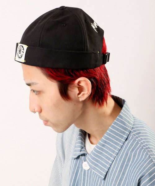 MISHKA（ミシカ）の「【MISHKA】ロールキャップ フィッシャーマンキャップ（キャップ・メンズ・ブラック/レッド/カーキ・FREE）」の12枚目の写真