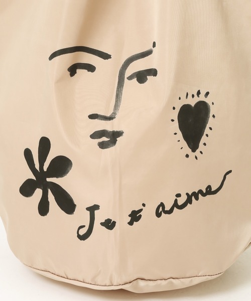 SLOBE IENA（スローブイエナ）の「SLOBE × opnner FACE エコバッグ◆（エコバッグ/サブバッグ・レディース・ベージュ・FREE）」の14枚目の写真