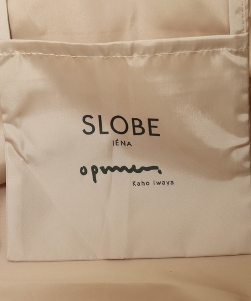 SLOBE IENA（スローブイエナ）の「SLOBE × opnner FACE エコバッグ◆（エコバッグ/サブバッグ・レディース・ベージュ・FREE）」の13枚目の写真