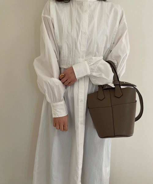 LE MORE（リモア）の「ミニバケットショルダーバッグ（ショルダーバッグ・レディース・ブラック/ブラウン/ベージュ・FREE）」の6枚目の写真