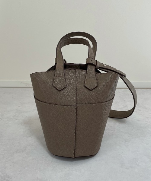 LE MORE（リモア）の「ミニバケットショルダーバッグ（ショルダーバッグ・レディース・ブラック/ブラウン/ベージュ・FREE）」の8枚目の写真