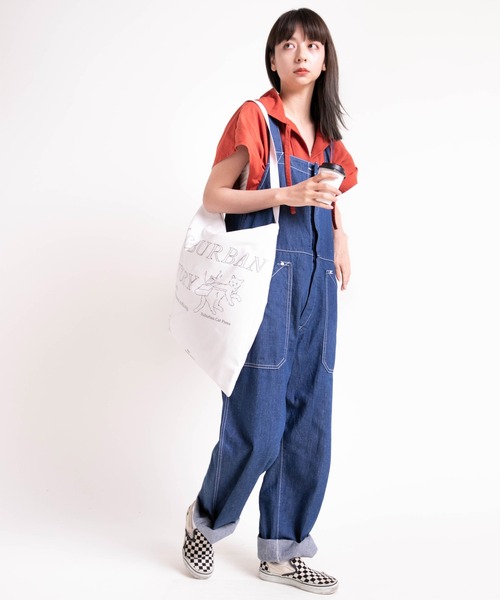 RNA（アールエヌエー）の「E4793 ＷＯＲＫ　ＵＰニュースペーパーＢＡＧ（トートバッグ・レディース・ホワイト系その他/ホワイト・FREE）」の5枚目の写真