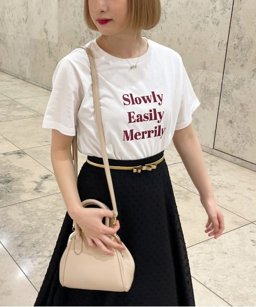 apres jour（アプレジュール）の「アソートプリントTシャツ【ZOZOTOWN限定アイテム】（Tシャツ/カットソー・レディース・アイボリー/ライトピンク/オフホワイト/ホワイト系その他/クリーム/ホワイト系その他2/ブルー/ピンク系その他・X-LARGE/フリー）」の5枚目の写真