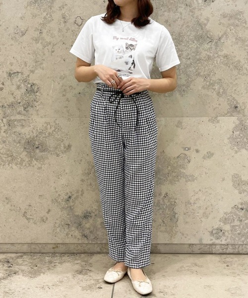apres jour（アプレジュール）の「アソートプリントTシャツ【ZOZOTOWN限定アイテム】（Tシャツ/カットソー・レディース・アイボリー/ライトピンク/オフホワイト/ホワイト系その他/クリーム/ホワイト系その他2/ブルー/ピンク系その他・X-LARGE/フリー）」の21枚目の写真