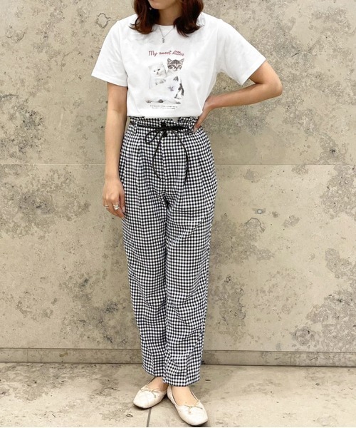 apres jour（アプレジュール）の「アソートプリントTシャツ【ZOZOTOWN限定アイテム】（Tシャツ/カットソー・レディース・アイボリー/ライトピンク/オフホワイト/ホワイト系その他/クリーム/ホワイト系その他2/ブルー/ピンク系その他・X-LARGE/フリー）」の22枚目の写真