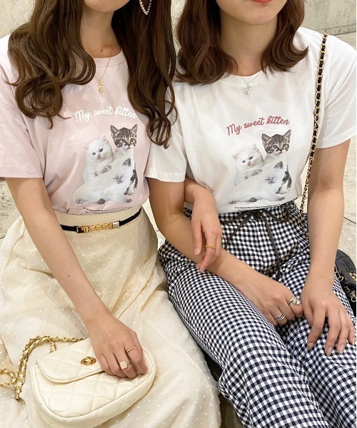 apres jour（アプレジュール）の「アソートプリントTシャツ【ZOZOTOWN限定アイテム】（Tシャツ/カットソー・レディース・アイボリー/ライトピンク/オフホワイト/ホワイト系その他/クリーム/ホワイト系その他2/ブルー/ピンク系その他・X-LARGE/フリー）」の15枚目の写真