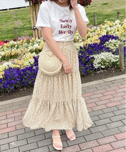 apres jour（アプレジュール）の「アソートプリントTシャツ【ZOZOTOWN限定アイテム】（Tシャツ/カットソー・レディース・アイボリー/ライトピンク/オフホワイト/ホワイト系その他/クリーム/ホワイト系その他2/ブルー/ピンク系その他・X-LARGE/フリー）」の12枚目の写真