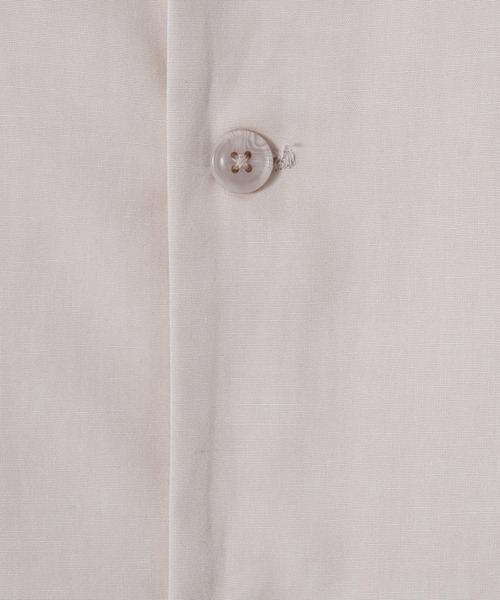 YUEATE（ユエイト）の「"big silhouette poncho shirt" ビッグシルエットポンチョシャツ（シャツ/ブラウス・メンズ・ライトブルー/ブラック/グレイッシュベージュ・MEDIUM/LARGE）」の5枚目の写真