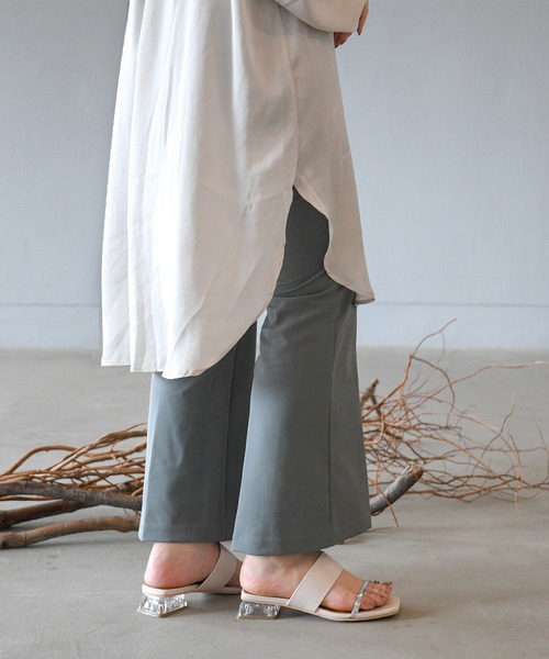 NOFALL（ノーフォール）の「アシメベルトクリアヒールサンダル（サンダル・レディース・ホワイト系その他/ブラック系その他/ブラウン系その他/ベージュ系その他・LL/3L/SS/S/M/L）」の15枚目の写真