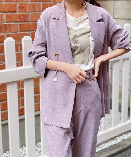 Banner Barrett(バナーバレット)の「ローズプリントTee(Tシャツ/カットソー・レディース・オフホワイト/チャコールグレー・38)」の10枚目の写真