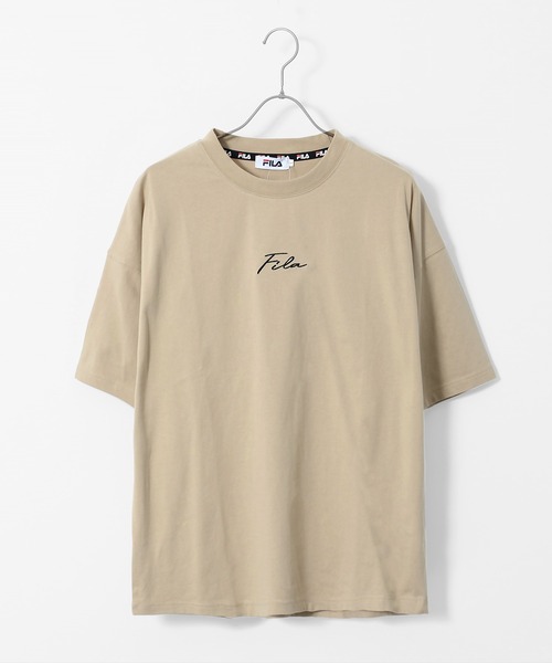 FILA（フィラ）の「【FILA/フィラ】WEB限定 別注 ビックシルエット 綿100% 半袖 Tシャツ（Tシャツ/カットソー・メンズ・ベージュ/ホワイト/ブラック/ブラック系その他2/ブラック系その他3/ブラック系その他/ホワイト系その他/ホワイト系その他2/グレー系その他/グレイッシュベージュ/ベージュ系その他/ホワイト系その他3/ダークグリーン/チャコール/ホワイト系・M/L/LL）」の12枚目の写真