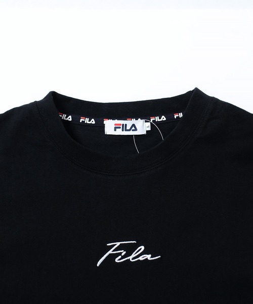FILA（フィラ）の「【FILA/フィラ】WEB限定 別注 ビックシルエット 綿100% 半袖 Tシャツ（Tシャツ/カットソー・メンズ・ベージュ/ホワイト/ブラック/ブラック系その他2/ブラック系その他3/ブラック系その他/ホワイト系その他/ホワイト系その他2/グレー系その他/グレイッシュベージュ/ベージュ系その他/ホワイト系その他3/ダークグリーン/チャコール/ホワイト系・M/L/LL）」の20枚目の写真