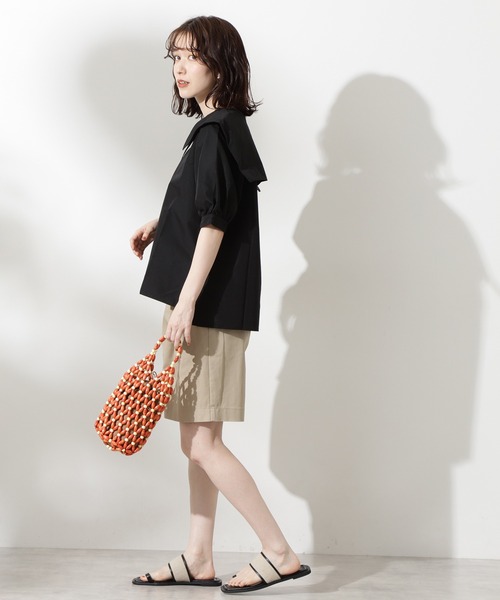 新品　N. エヌ ナチュラルビューティーベーシック　ブラウス シアーペプラムブラウス | N. Natural Beauty Basic*（エヌ