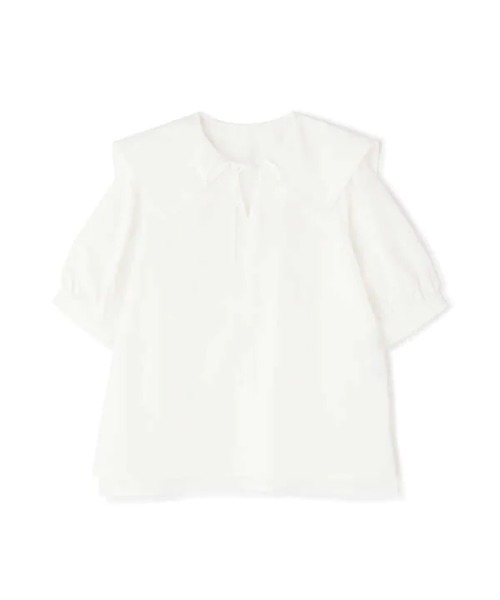 N.（N. Natural Beauty Basic）（エヌエヌナチュラルビューティーベーシック）の「セーラーカラーブラウス（シャツ/ブラウス・レディース・ホワイト/ブラック/イエロー・MEDIUM）」の7枚目の写真