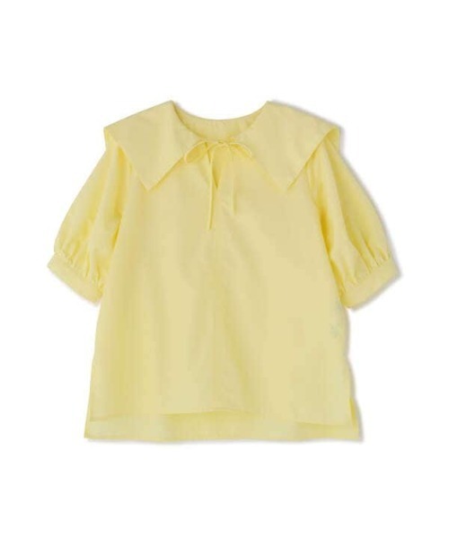 N.（N. Natural Beauty Basic）（エヌエヌナチュラルビューティーベーシック）の「セーラーカラーブラウス（シャツ/ブラウス・レディース・ホワイト/ブラック/イエロー・MEDIUM）」の5枚目の写真