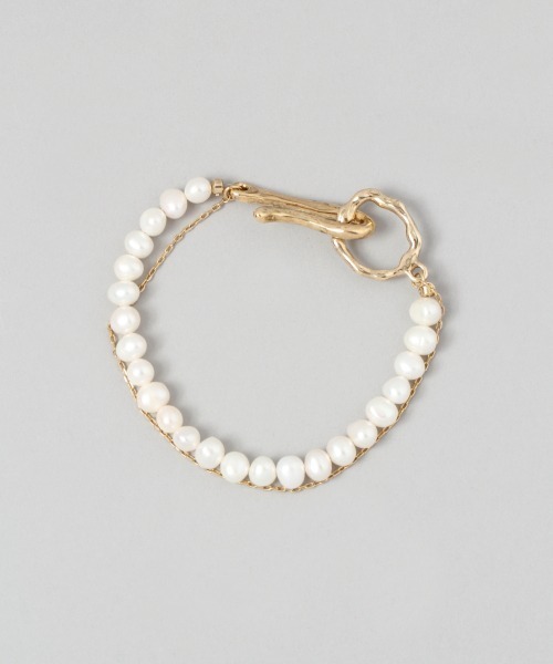 JEANASIS（ジーナシス）の「パールブレスレット/948676（ブレスレット・レディース・ゴールド系その他/シルバー系その他・FREE）」の2枚目の写真