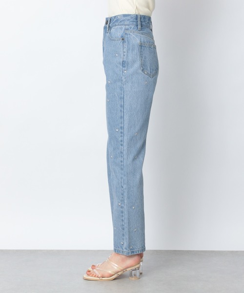 Heather(ヘザー)の「KUROKI刺繍ストレートデニム 955017(デニムパンツ・レディース・ライトブルー/インディゴブルー・S/M)」の4枚目の写真