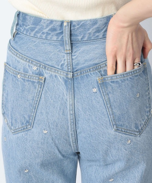 Heather(ヘザー)の「KUROKI刺繍ストレートデニム 955017(デニムパンツ・レディース・ライトブルー/インディゴブルー・S/M)」の10枚目の写真