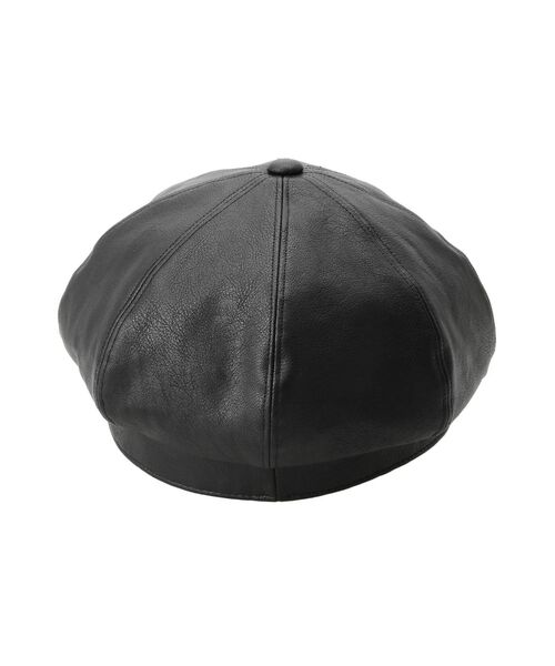 GYDA（ジェイダ）の「フェイクレザーキャスケット（その他雑貨・レディース・ブラック/キャメル・FREE）」の9枚目の写真