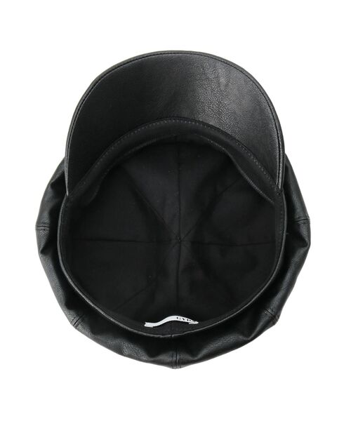 GYDA（ジェイダ）の「フェイクレザーキャスケット（その他雑貨・レディース・ブラック/キャメル・FREE）」の11枚目の写真