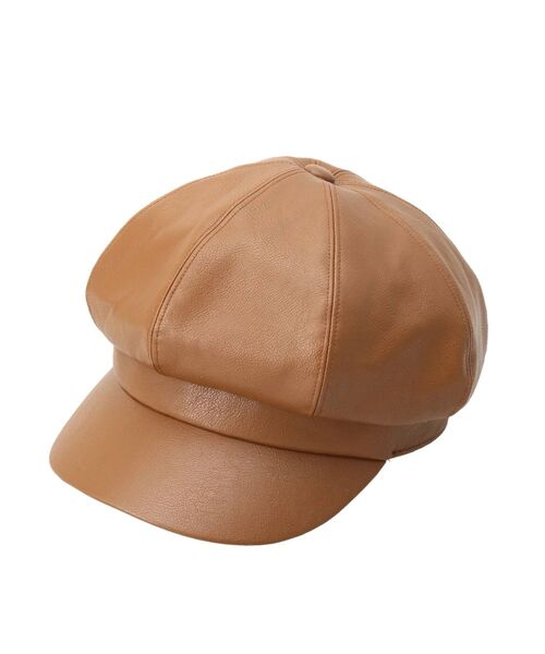 GYDA（ジェイダ）の「フェイクレザーキャスケット（その他雑貨・レディース・ブラック/キャメル・FREE）」の12枚目の写真