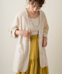 Kastane | リネンボイルBIGジャケット(テーラードジャケット)