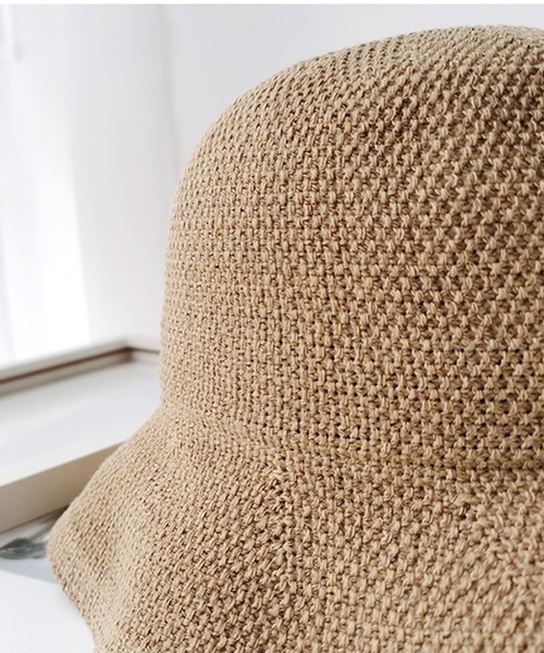 LIPSERVICE（リップサービス）の「ナチュラルストローハット【ZOZOTOWN限定】（ハット・レディース・ホワイト/ベージュ/ブラック・FREE）」の6枚目の写真