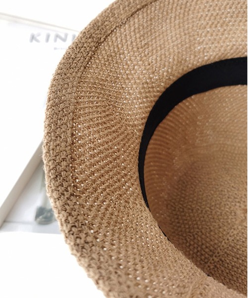 LIPSERVICE（リップサービス）の「ナチュラルストローハット【ZOZOTOWN限定】（ハット・レディース・ホワイト/ベージュ/ブラック・FREE）」の4枚目の写真