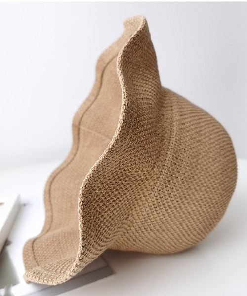 LIPSERVICE（リップサービス）の「ナチュラルストローハット【ZOZOTOWN限定】（ハット・レディース・ホワイト/ベージュ/ブラック・FREE）」の10枚目の写真