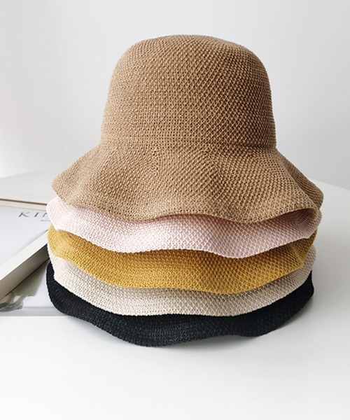 LIPSERVICE（リップサービス）の「ナチュラルストローハット【ZOZOTOWN限定】（ハット・レディース・ホワイト/ベージュ/ブラック・FREE）」の9枚目の写真