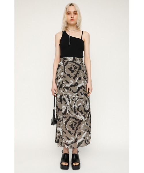 SLY（スライ）の「MARBLE DYE SHEER SK シアー スカート（スカート・レディース・ベージュ系その他/ブラック系その他2・2/1）」の3枚目の写真