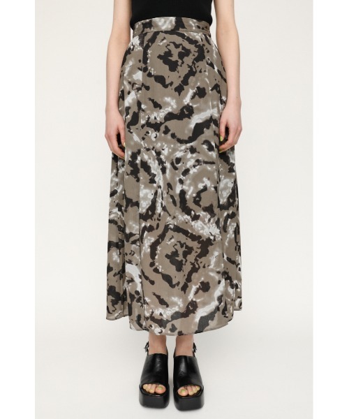 SLY（スライ）の「MARBLE DYE SHEER SK シアー スカート（スカート・レディース・ベージュ系その他/ブラック系その他2・2/1）」の5枚目の写真