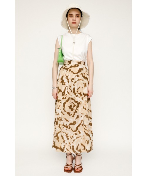 SLY（スライ）の「MARBLE DYE SHEER SK シアー スカート（スカート・レディース・ベージュ系その他/ブラック系その他2・2/1）」の8枚目の写真