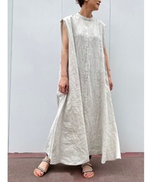 BEARDSLEY | リネンフレアワンピース(ワンピース)