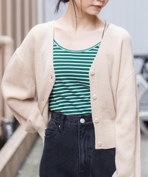WEGO/リブバッククロスカップインキャミソール